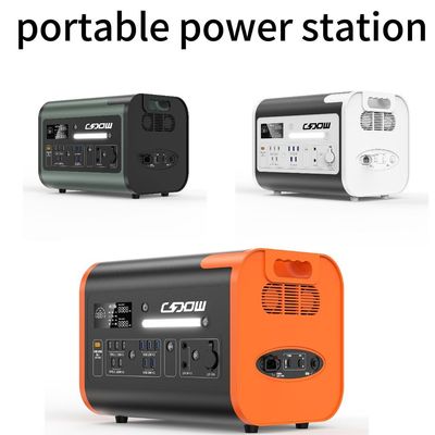 40ah/110V/220V Mobile ricaricabile 2200W Campo esterno Batteria al litio Potenza centrale elettrica portatile