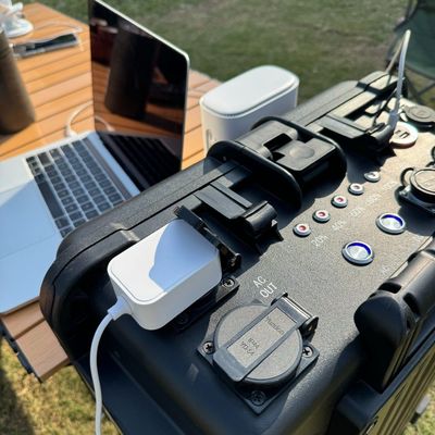 Scatola di tiro nero Fotografia a drone all'aperto 4000W/3840wh Stazione elettrica portatile Potente