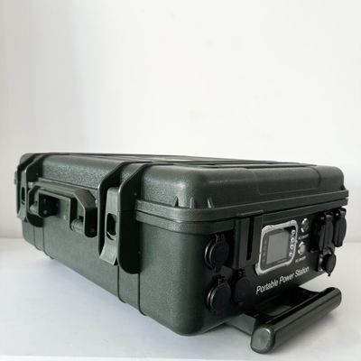 Materiali ABS Medio telaio 6000W 6048Wh Stazioni elettriche portatili con pannello solare USB e ricarica in auto
