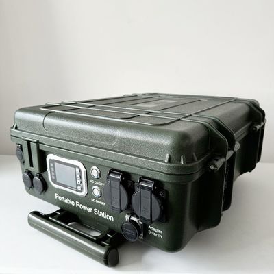 Stazione di carica solare portatile da 6000W con telaio medio ABS e controller MPPT