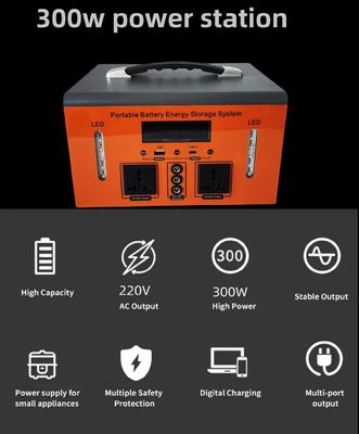 XT300 Nuova centrale elettrica portatile di 300W AC e DC