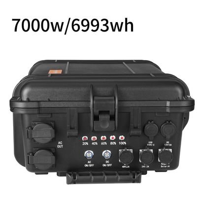 Materiale di guscio Stazione di energia solare portatile in lega ABS 3000W/5000W/7000W 4000W per esterni