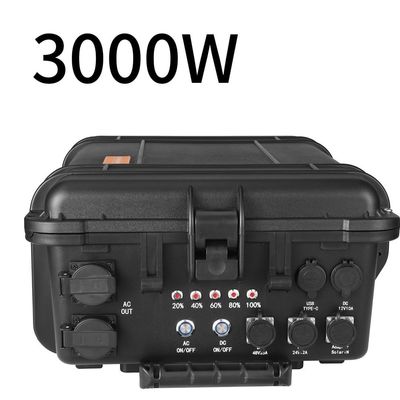 Generatore di energia portatile 3000W/3000wh Stazione elettrica per alimentazione esterna di emergenza
