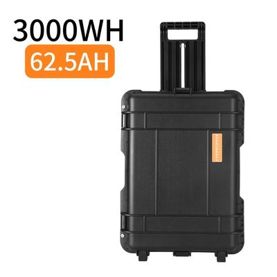 Modalità di ricarica del pannello solare Centrale elettrica portatile multifunzione 3000W/3000wh/62.5ah