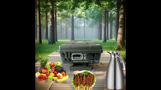 Campeggio all'aperto Centrale elettrica portatile di grande capacità con USB-C 45W e 3000W/3024wh