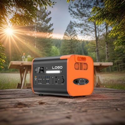 Carica rapida 2200W Costante di potenza di uscita Centrale solare per campeggio e casa