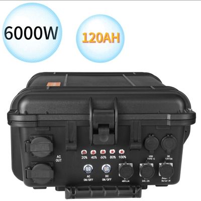 Portatile 6000W/6216wh Batteria ternaria al litio
