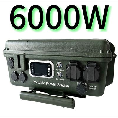 Controller MPPT 6000W/6048wh Stazione elettrica mobile esterna portatile AC/DC per prodotti