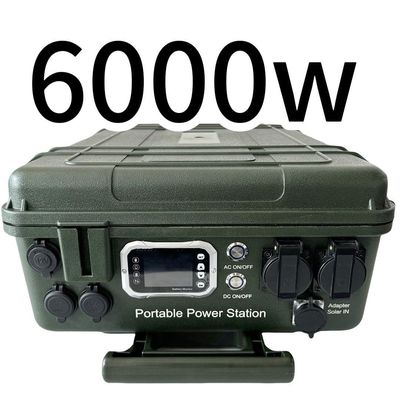 6048wh Generatore di energia solare mobile di grande capacità 6000W Centrale elettrica ad alta domanda