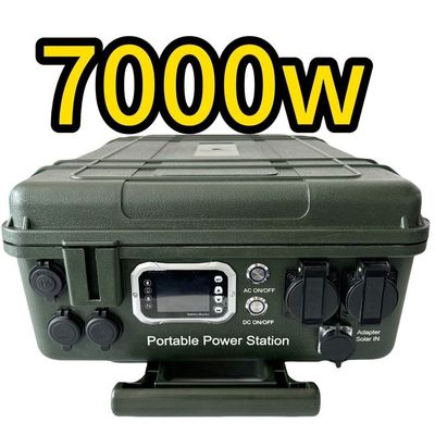 Gamma SOC 5%-95% Fornitore di alimentazione di emergenza esterno 7000W Centrale elettrica portatile domestica