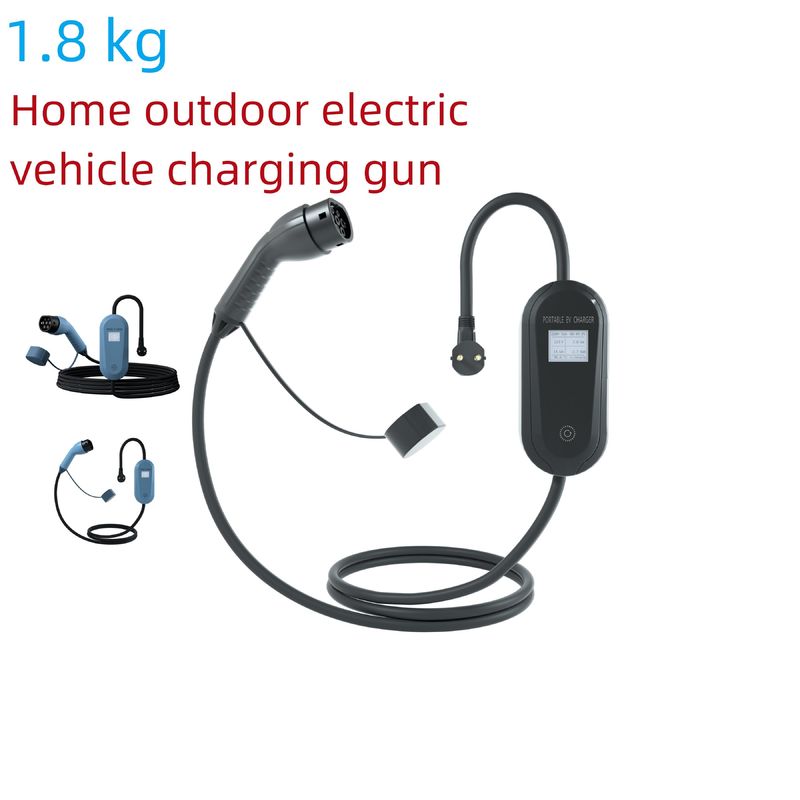1.8kg Home Ev di prova della polvere stazione di ricarica portatile LCD Indicatore luce