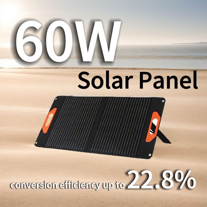 Usb-C Output Pd 45W Max 5V/9V/12V/15V Pannello solare 50W 60W 100W Mono Poly