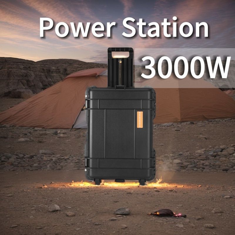 Banca di energia solare portatile da 3000W per campeggio all'aperto Viaggiare Yachting Road-Adventure