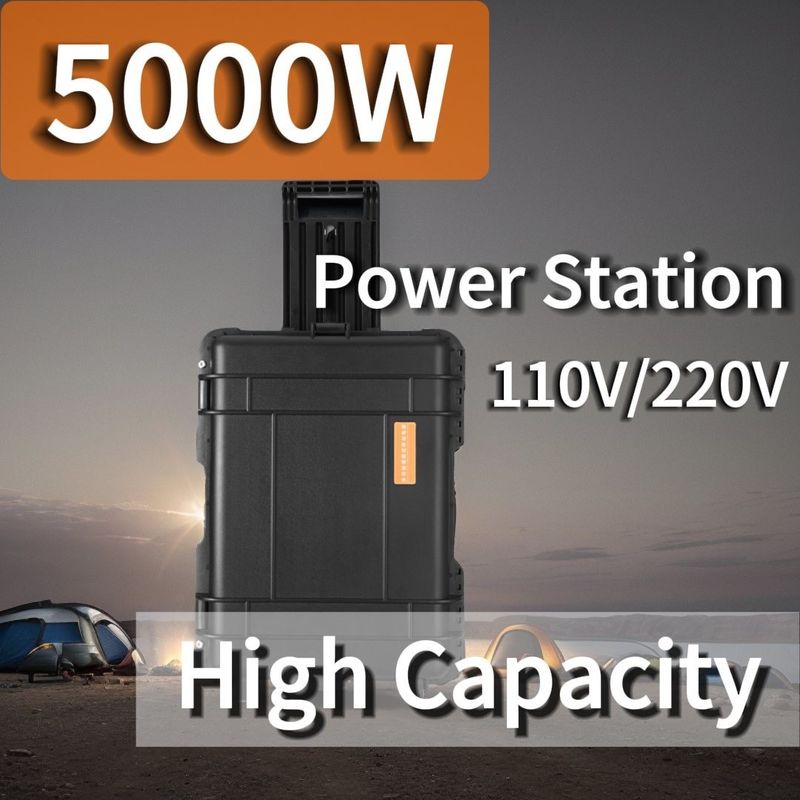 Generatori solari da 5000W per la ricarica 8000W Potenza di picco 6-7h Tempo di ricarica per alta-