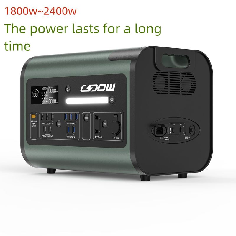 Generatore solare da 2200W per elettrodomestici di riserva Emergenza all'aperto Circa 25 kg