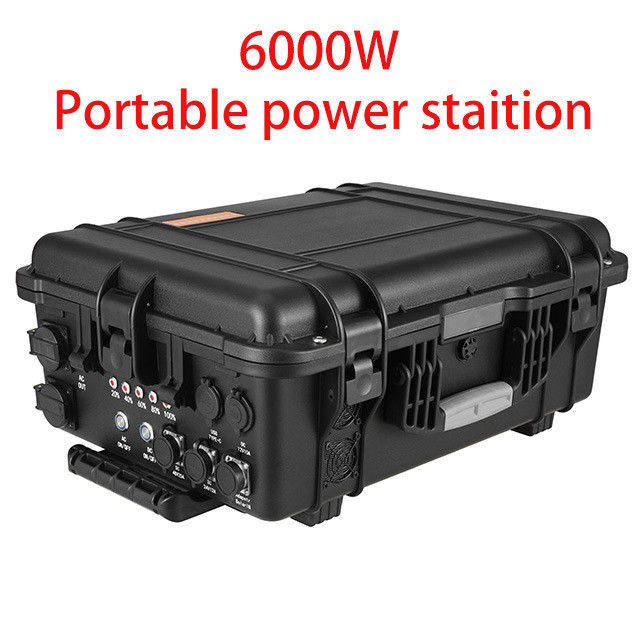 AC Puro Sine Wave Output Nero Multifunzionale 6kw Centrale elettrica per la vita fuori rete