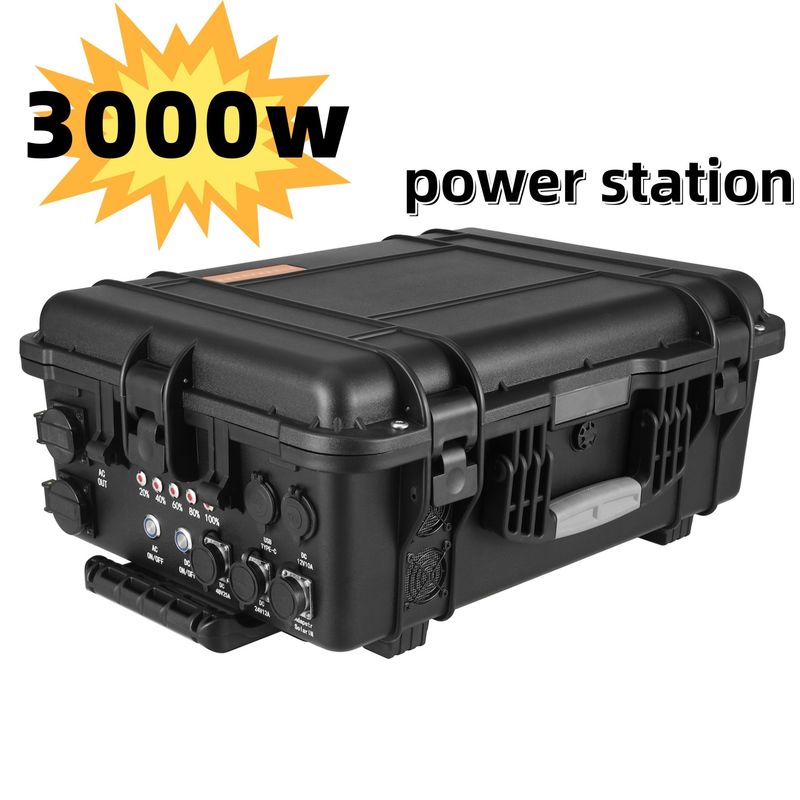 15A Max AC Output Backup della batteria al fosfato di ferro per la ricarica di emergenza in viaggio all'aperto