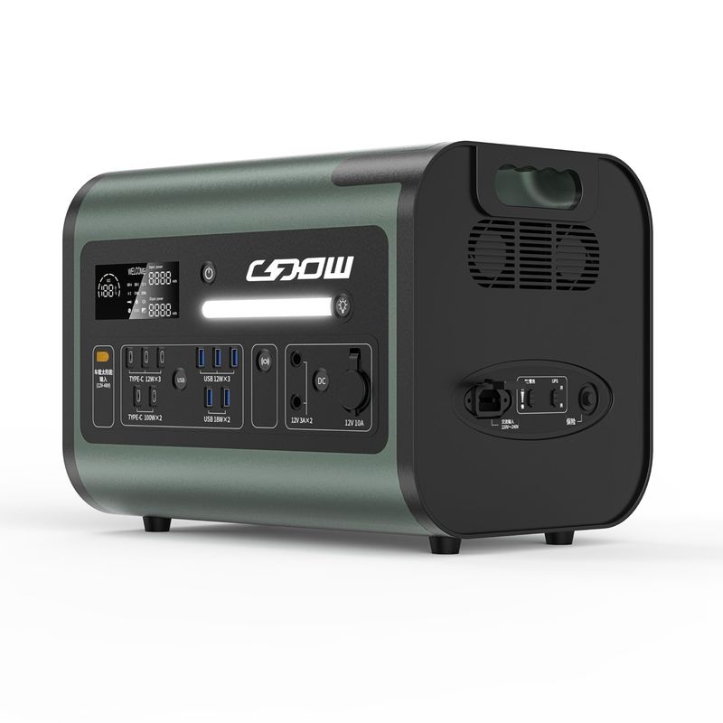 1800W-2400W Generatore di ricarica solare LiFePO4 Batteria Portatile Potenza mobile Potenza domestica