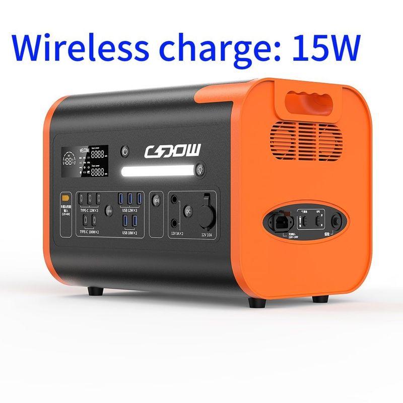 AT22 800W carica solare batteria portatile pieghevole Stazione di energia solare per campeggio