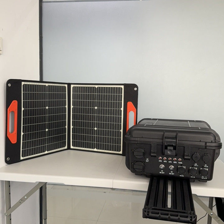 Stazione di energia solare mobile di emergenza da 4000W con USB/Tipo-C 18W Max e lunga durata