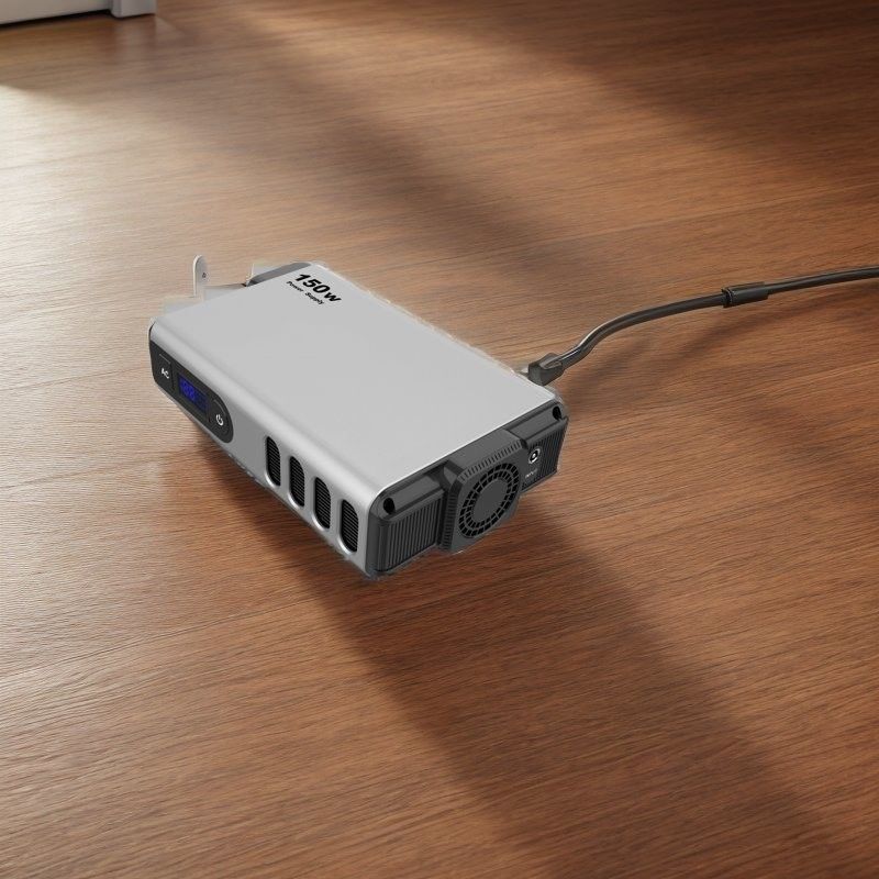32000mAh Centrale elettrica portatile agli ioni di litio 150W Uscita 220V AC 50Hz/60Hz Personalizzazione