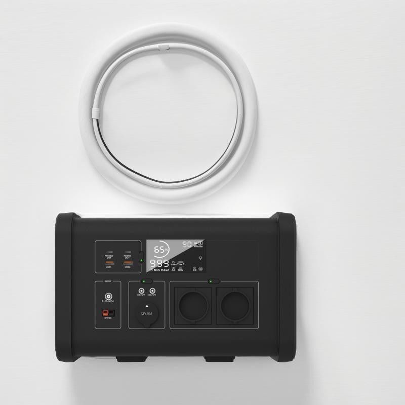 Centrale elettrica portatile a celle solari LiFePO4 leggera 230V 700W per emergenze all'aperto