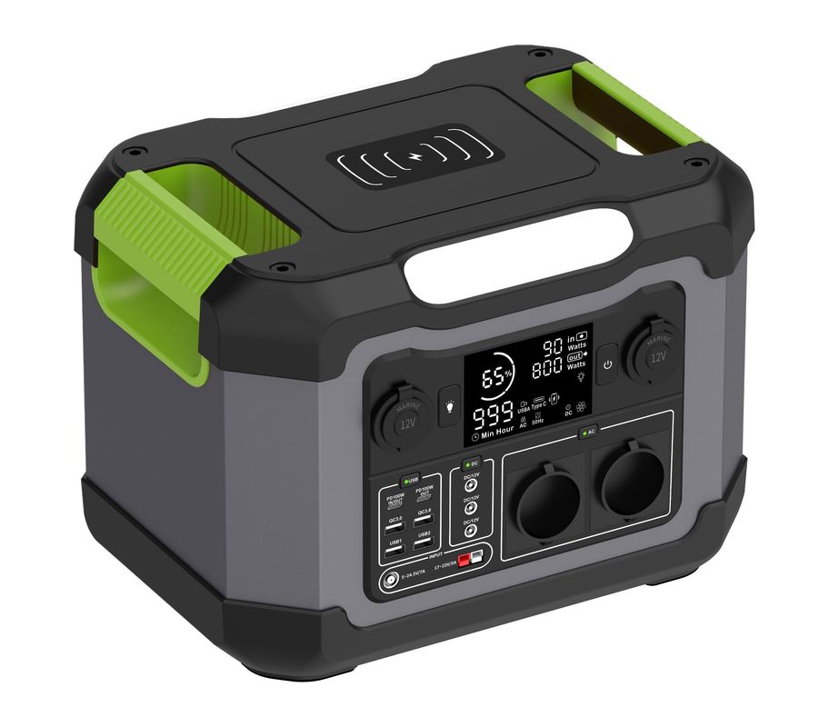 Generatore solare senza fili per esterno e domestico 1200W AC Output 230V Portatile Power Station