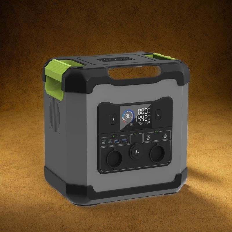 Alta Potenza Potenza mobile Super veloce 2000W Stazione di accumulo di energia USB2 Uscita 5V/4.5A