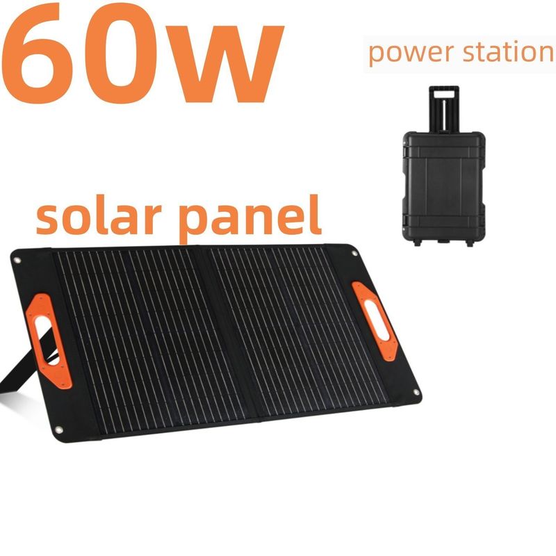 Fornitore di alimentazione pannelli solari pieghevoli a silicio monocristallino per campeggio 60W 100W 200W