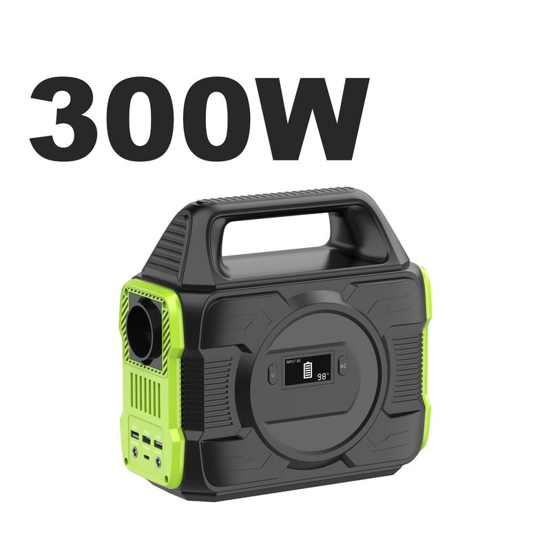 Centrale elettrica portatile da 300 W Batteria polimerica Caricabatterie solare Fornitore di alimentazione per tutte le marche