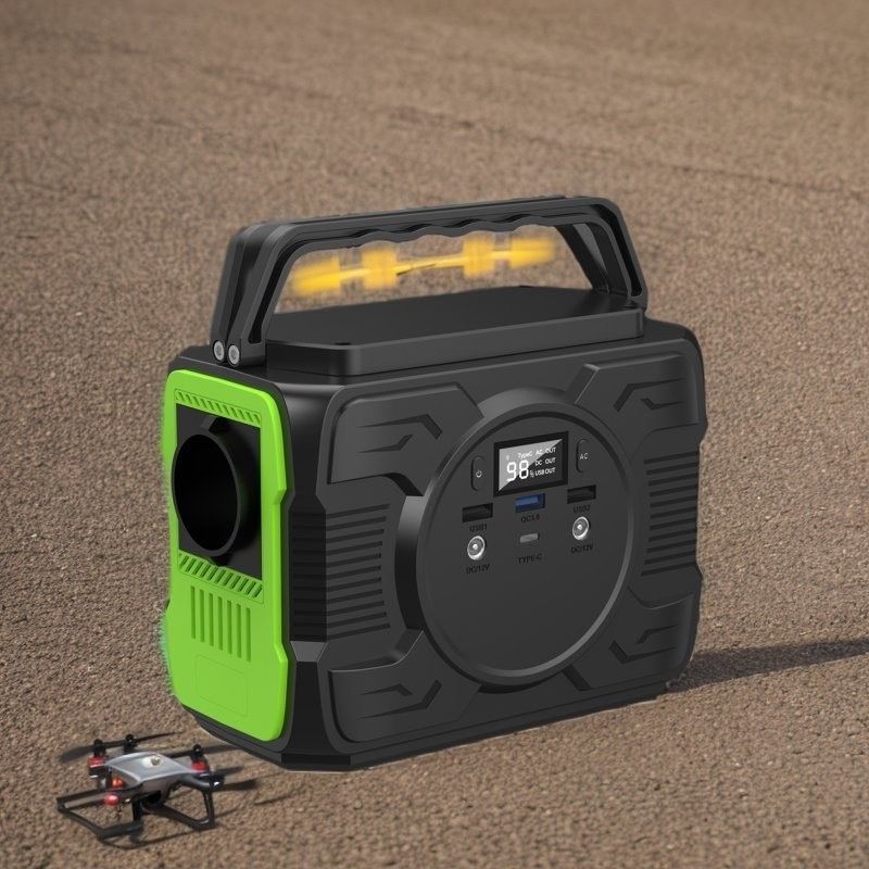 DC1 2 uscita 12V-16.8V/6A Generatore solare mobile di emergenza per attività all'aperto