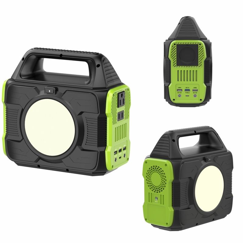 Generatore solare portatile da 300 W per alimentazione elettrica multifunzionale di accumulo di energia da balcone