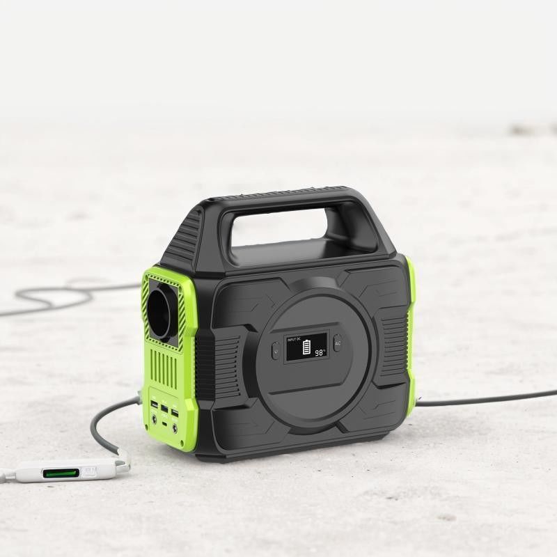 Stazione elettrica portatile all'aperto con display a cristalli liquidi e alta potenza di 2200W