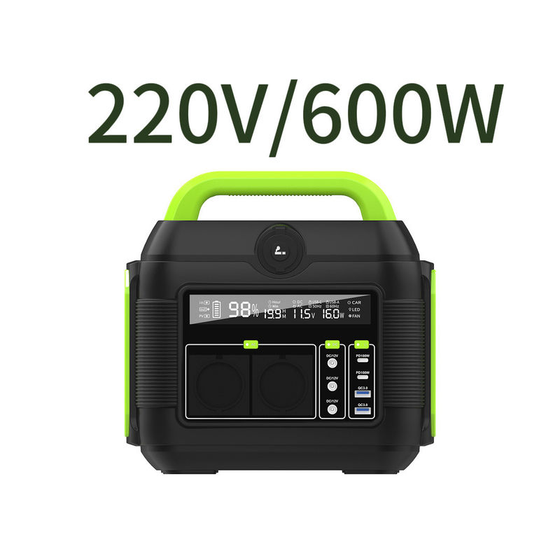 Batteria al litio 600W Campeggio Mini Portatile Outlet AC Power Bank 110V 220V per tutte le marche