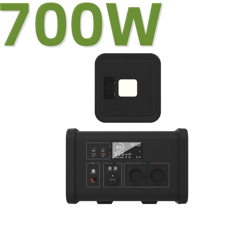 537.6wh LiFePO4 Battery Power Station Portatile Il tuo strumento per il campeggio e oltre