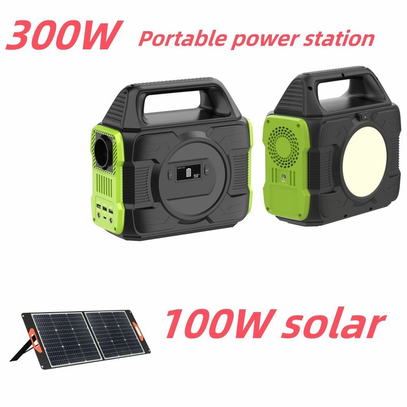 300W generatore solare intelligente caricabatterie mobile batteria al litio RV centrale elettrica portatile solare
