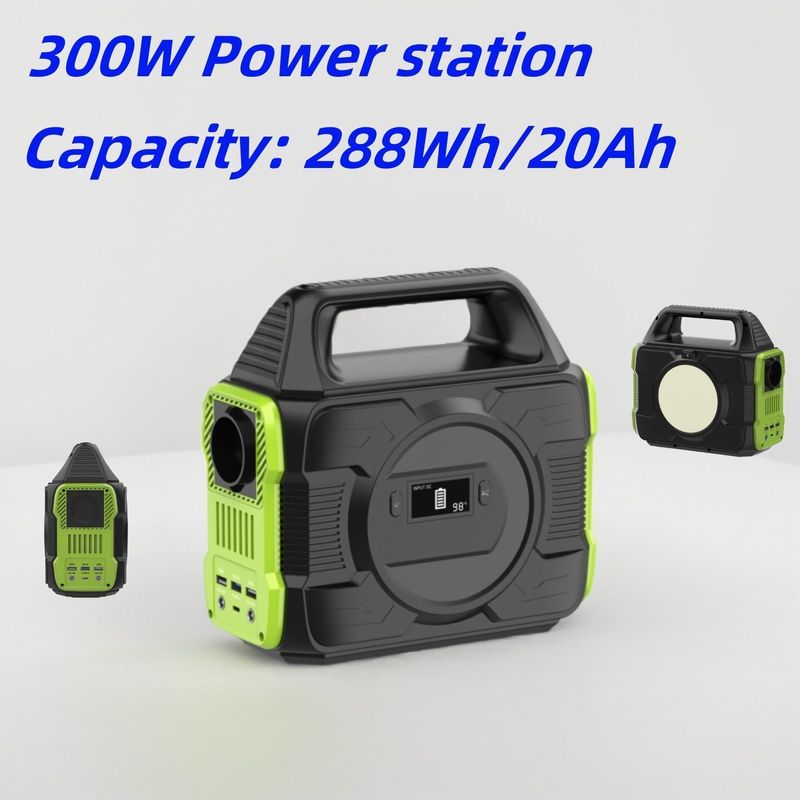 Tecnologia MPPT 300W presa di uscita AC/DC Stazione di alimentazione mobile portatile per balcone Drone e computer