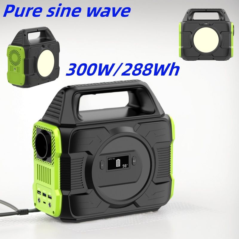 Alimenta le tue avventure all'aria aperta con un pacchetto di batterie solari da 300W e potenza