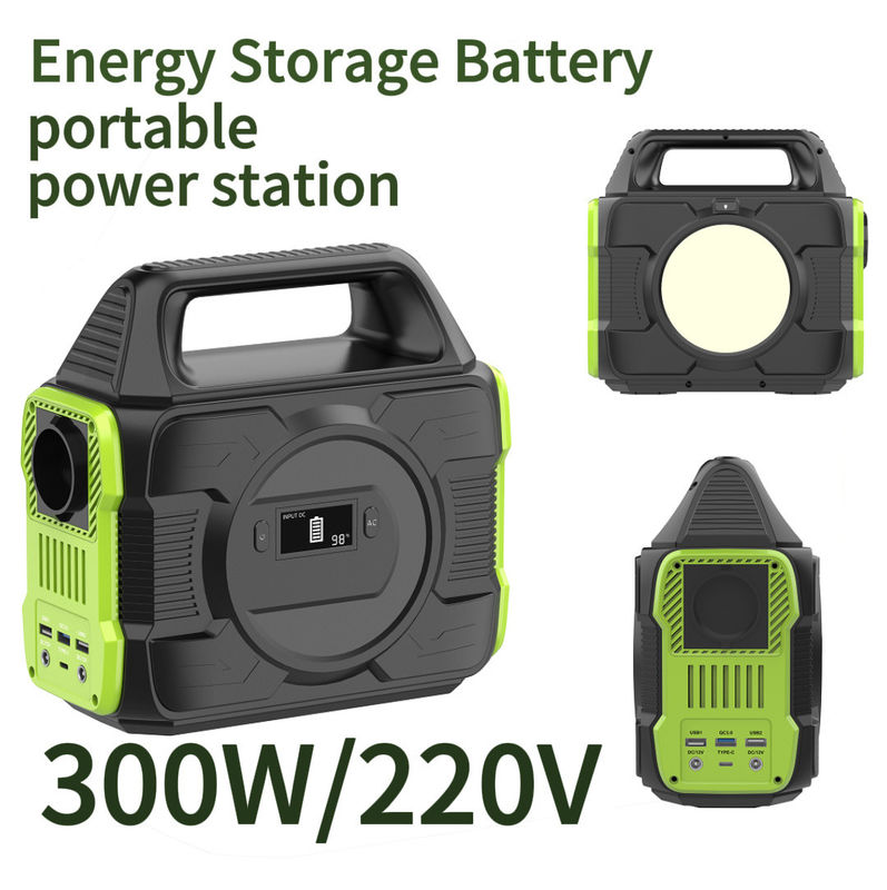 Sistema di energia solare portatile da 300W con batteria al litio