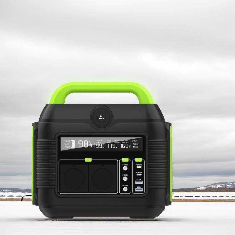 Uscita multifunzione 600W Campeggio all'aperto RV Immagazzinamento di energia Centrale elettrica riciclabile