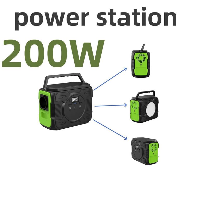 200W generatore di energia solare per il deposito di energia calda portabile di potenza mobile per balcone di emergenza RV