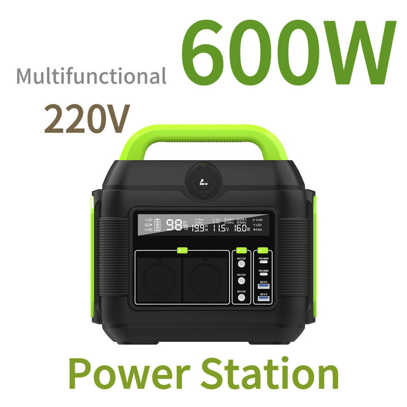 Colore personalizzabile Generatore inverter a batteria al litio da 600 W per centrale elettrica portatile