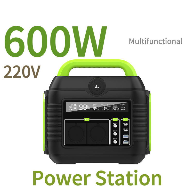 Centrale elettrica portatile da 600W Generatore di pannelli solari da 1000W a 1500W per casa e campeggio