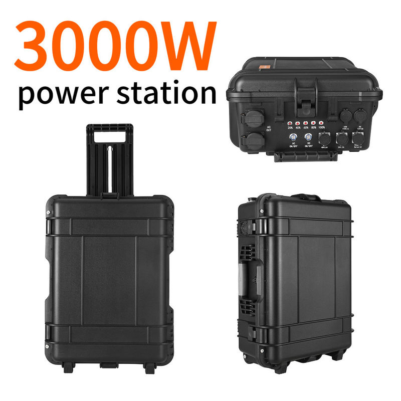 Centrale elettrica portatile da 1000W/2000W con batteria LiFePO4 al litio e tempo di ricarica da 6-7 ore