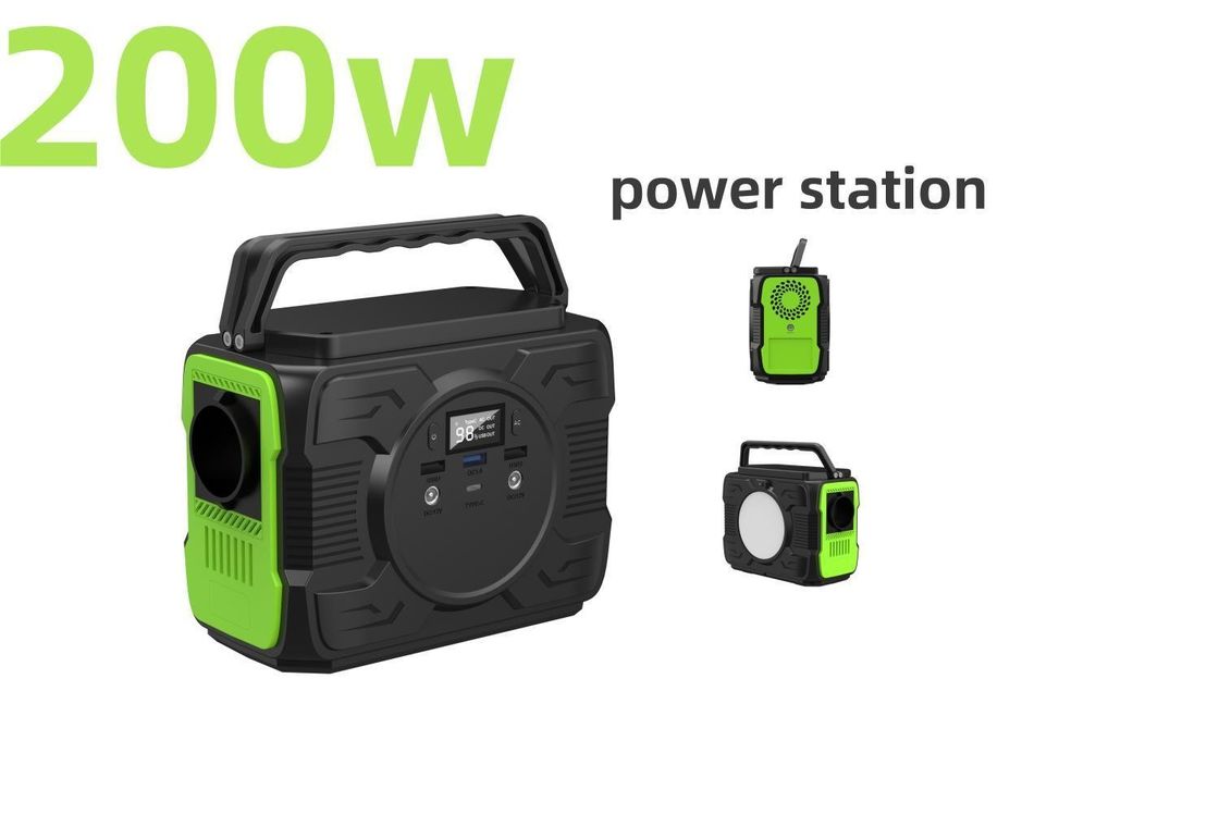 Caricabatterie per cellulari ricaricabili a caldo Generatore solare portatile da 200W con colori personalizzabili