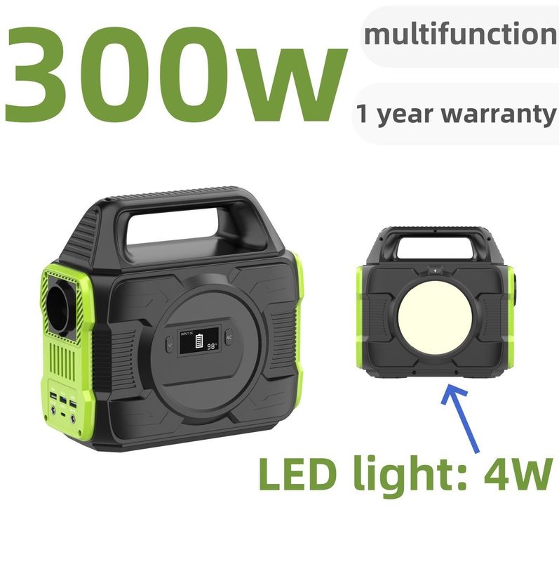 Una presa di corrente alternata personalizzabile Centrale solare portatile da 300W con batteria al litio 2024