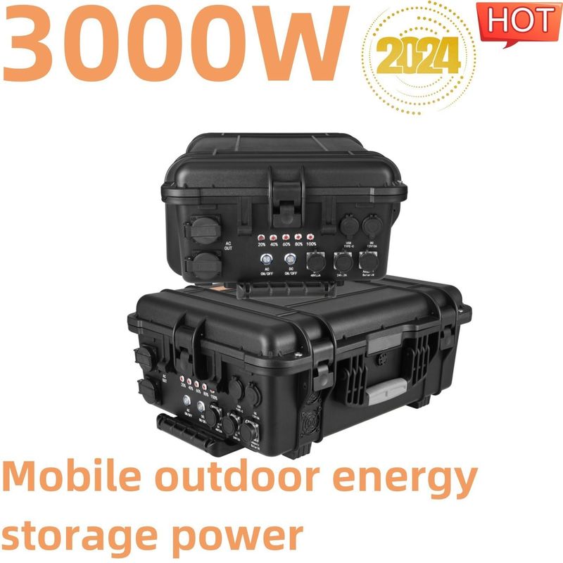 Batteria LiFePO4 Generatore solare portatile da 3000W per backup di emergenza e personalizzazione