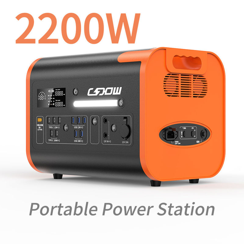 Centrale elettrica portatile di 2000Wh Generatore solare per la personalizzazione e la casa