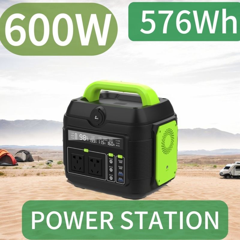 Protezione da cortocircuito Generatore solare portatile da 600W per l'alimentazione di emergenza delle auto da campeggio