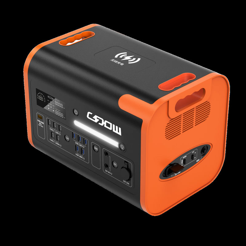 Home Stazione elettrica portatile all'aperto Generatore solare prese di corrente AC/DC Batteria al litio di riserva